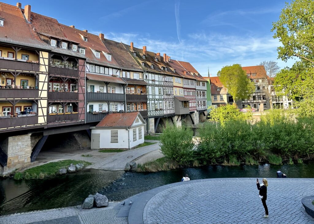 Blick aus dem Konferenzraum im Hotel Krämerbrücke