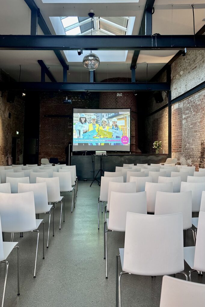 konferenz in hannover - videotechnik im the guest - fine events