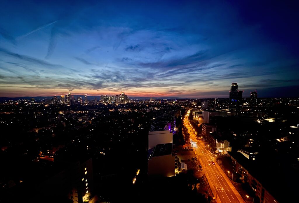 Frankfurt at night