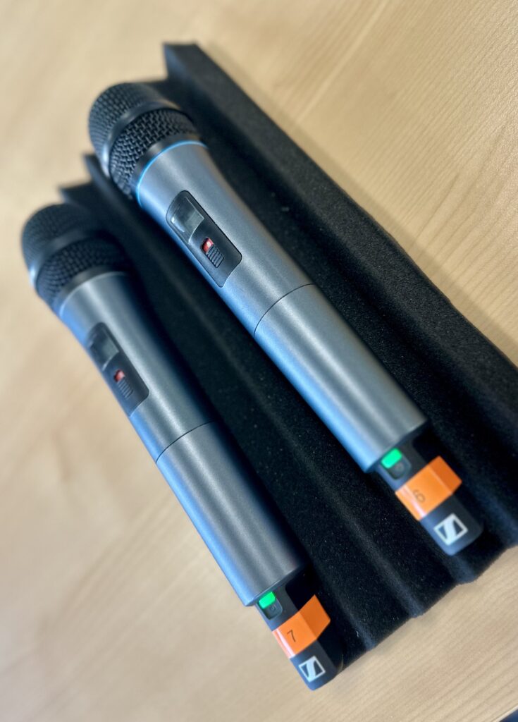 Funkmikrofone für Konferenz
