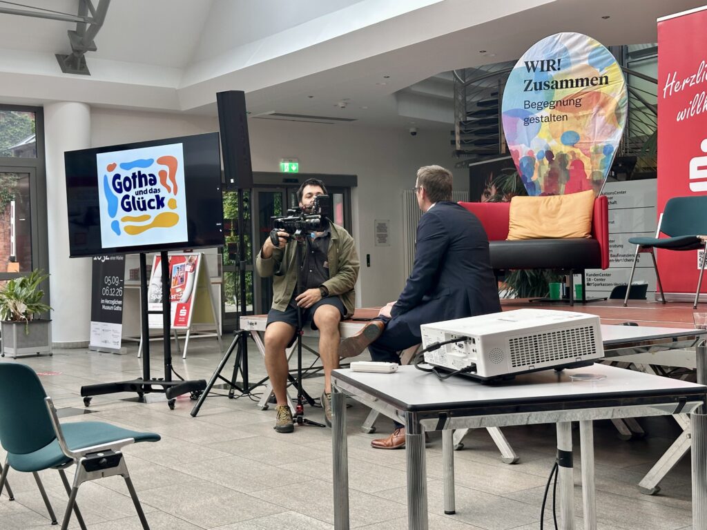 Interview bei Gotha und das Glück in der Kreissparkasse Gotha